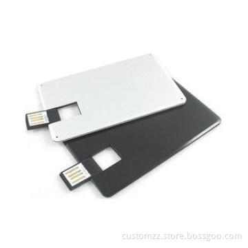 Business Credit Card USB Stick Promotional Plastic With Col
